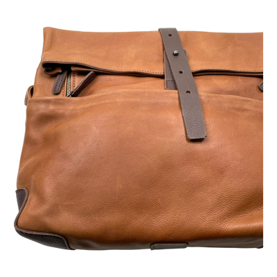 Harold's Bags mount ivy messenger bag, cognac