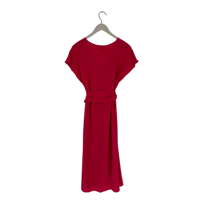 Studio Heijne long sunday silk dress, red | woman 36
