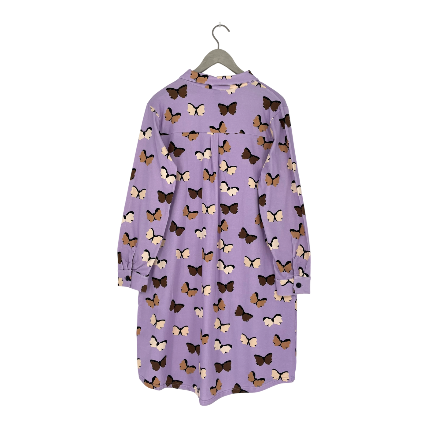Yo Zen button shirt dress, butterfly | woman M/L