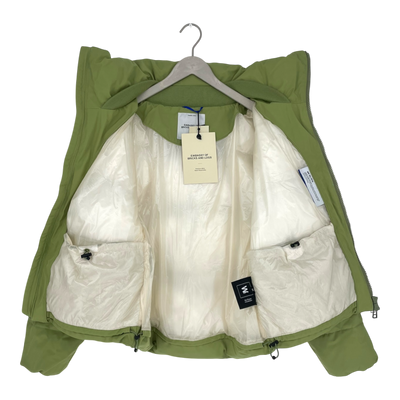 Embassy of Bricks and Logs lyon puffer jacket, moss green | unisex S