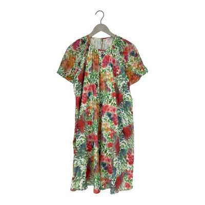 Marimekko suopursu silk mix dress, flowers | woman 42