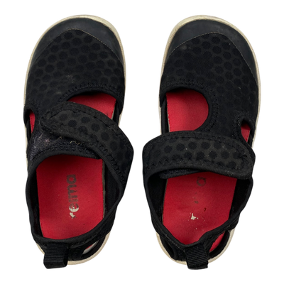 Reima rantaan barefoot sandals, black | 28