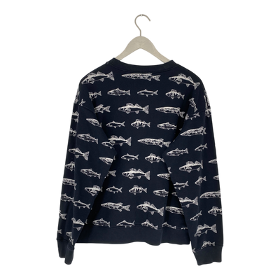 Riva Clothing sweatshirt, fish | unisex L