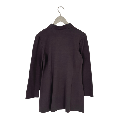 Ritva Falla rosella zip shirt, brown | woman S