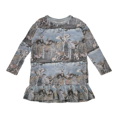 Molo caras dress, animals | 98/104cm