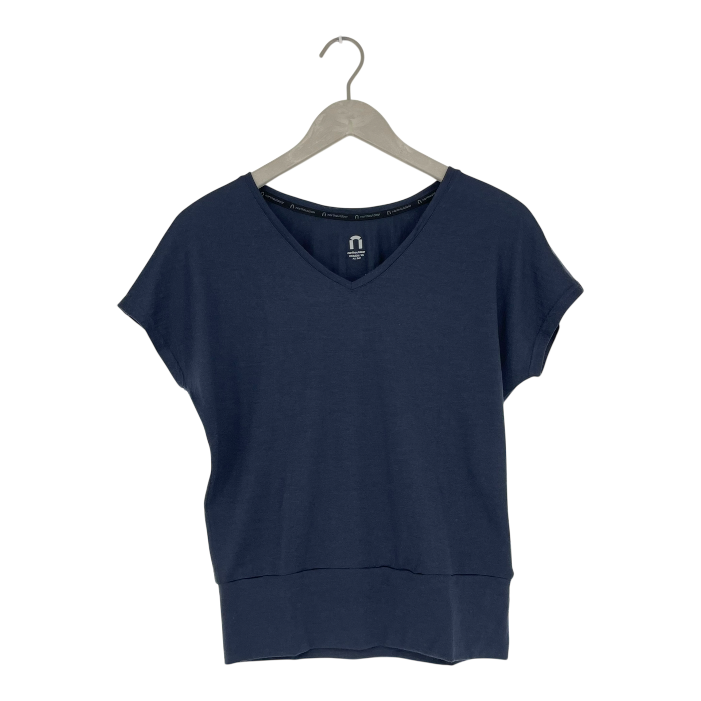 North Outdoor merino t-shirt, indigo blue | woman XS