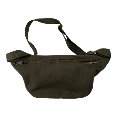 Holzrichter canvas bumbag, hunter green