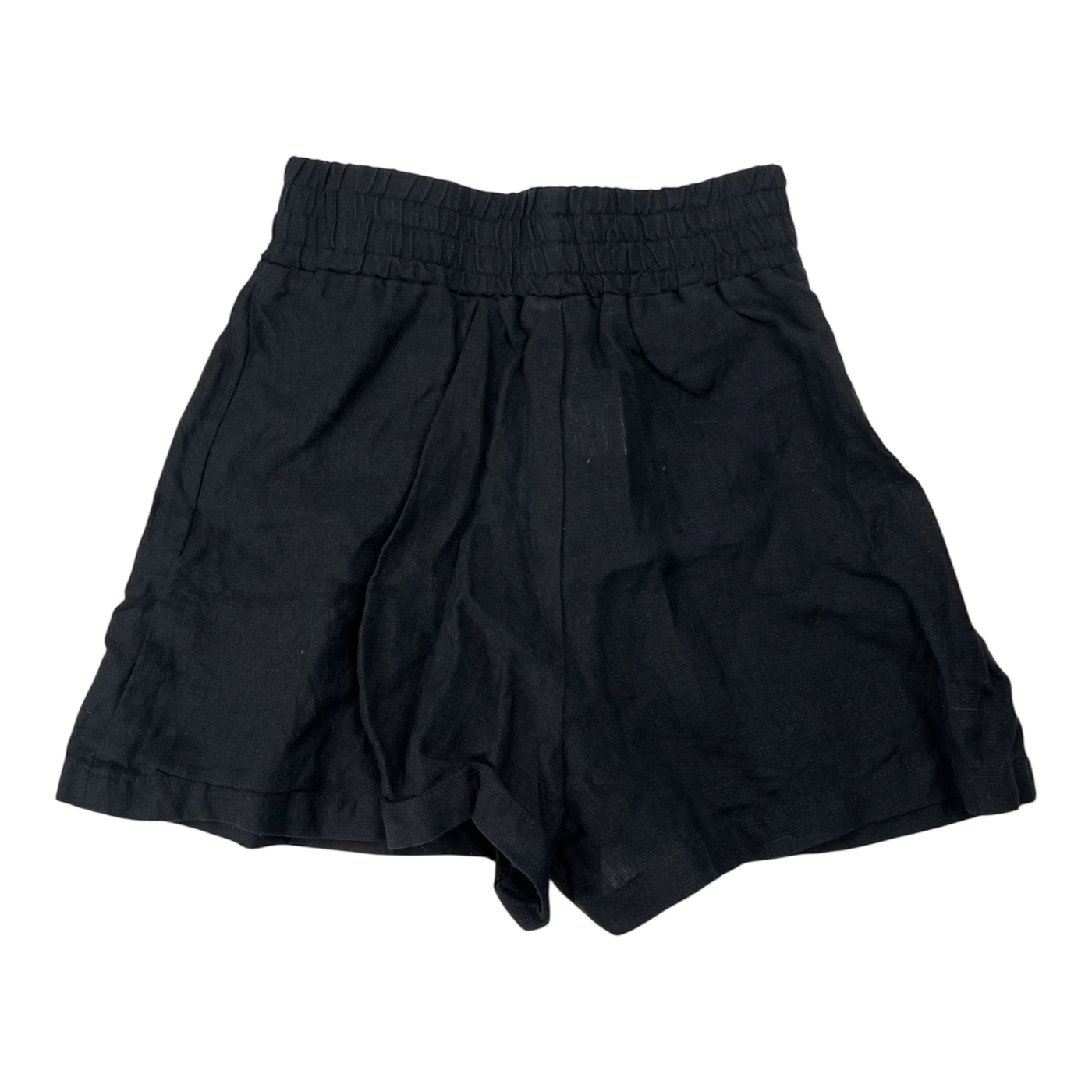 Papu linen shorts, black | 98/104cm