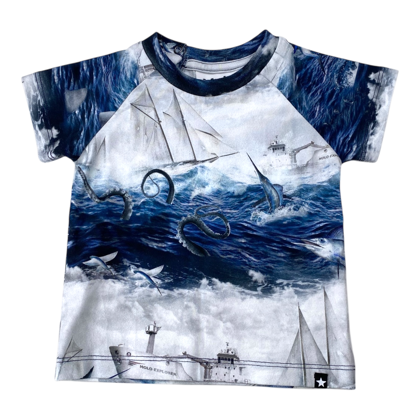 Molo t-shirt, sea | 62cm