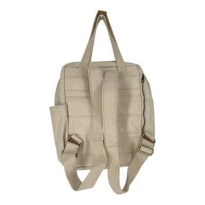 Holzrichter canvas backpack, cream