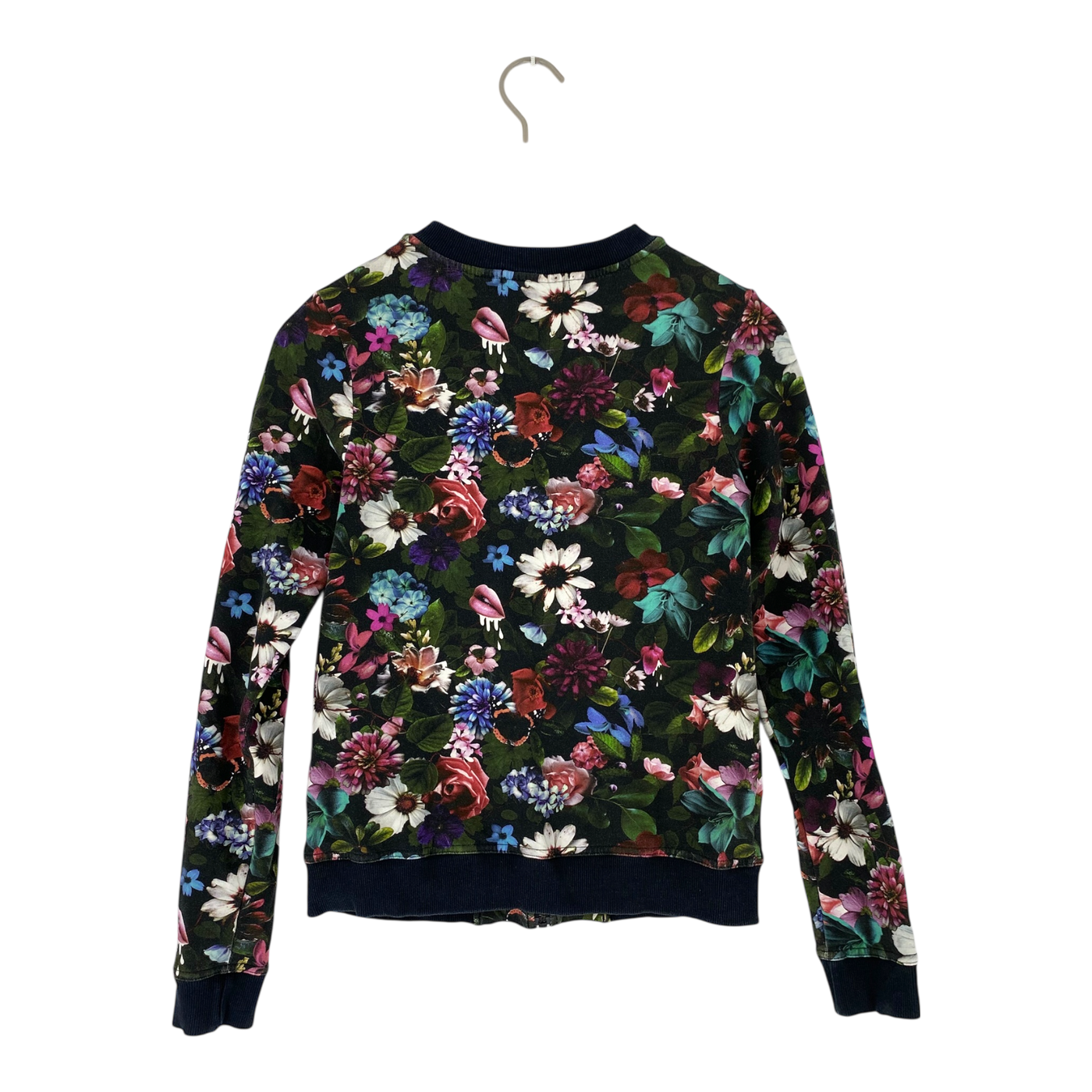 Uhana sweat jacket, flowers | woman S