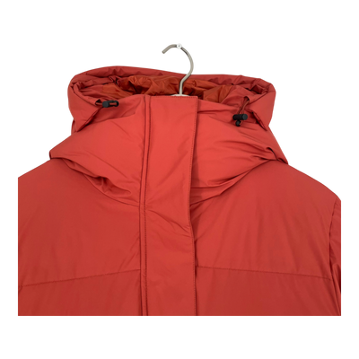 Embassy of Bricks and Logs ry puffer jacket, brick red | unisex S