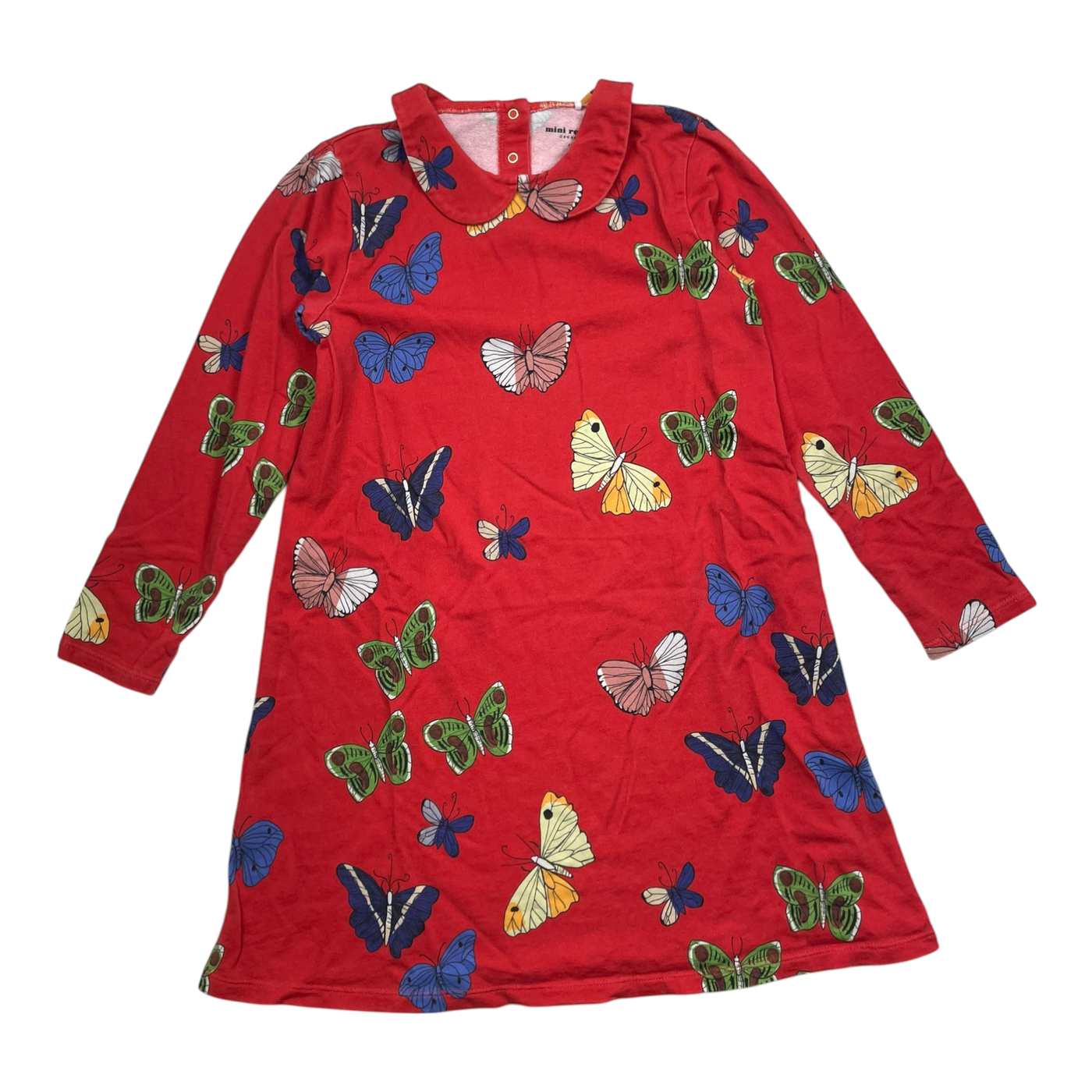 Mini Rodini dress, butterfly | 128/134cm