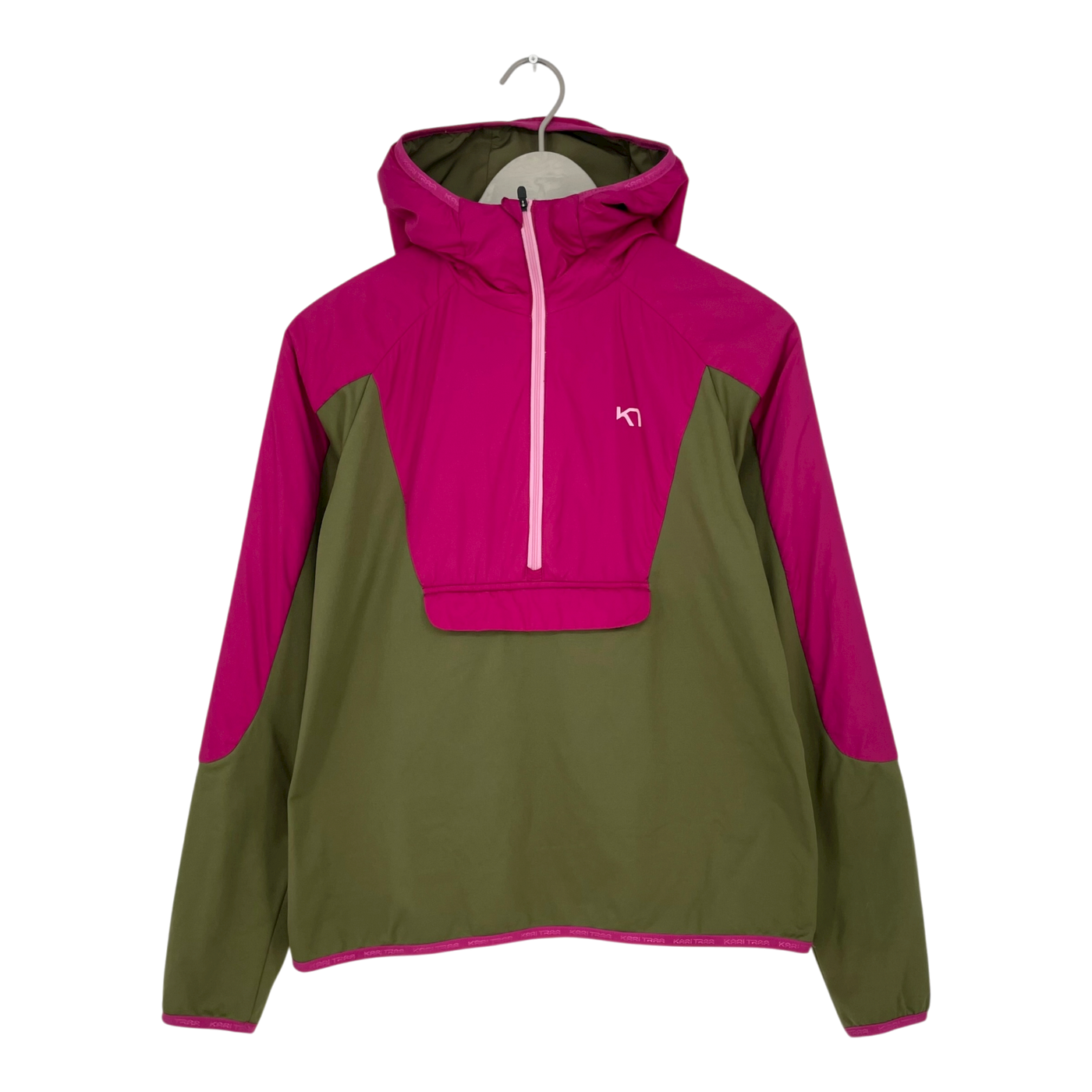 Kari Traa hybrid anorak, pink/olive| woman S