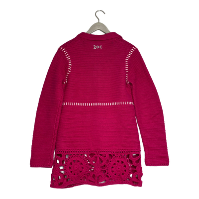 Odd Molly long cardigan, raspberry | woman M