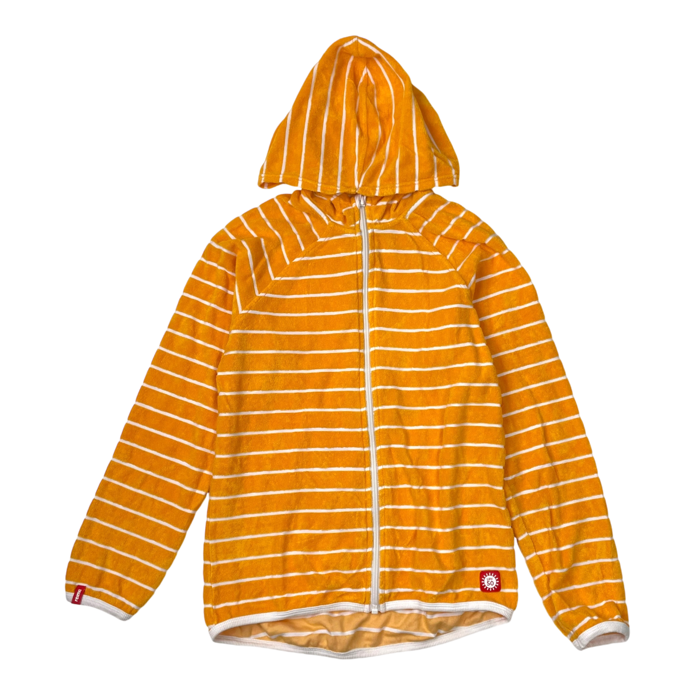 Reima hafen UV zip hoodie, orange | 146cm