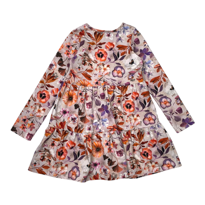 Nakoa layered dress, flower | 104/110cm