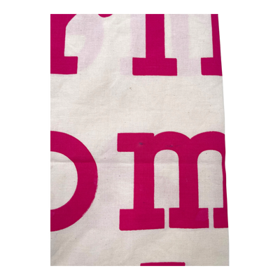 Marimekko logo bag, pink