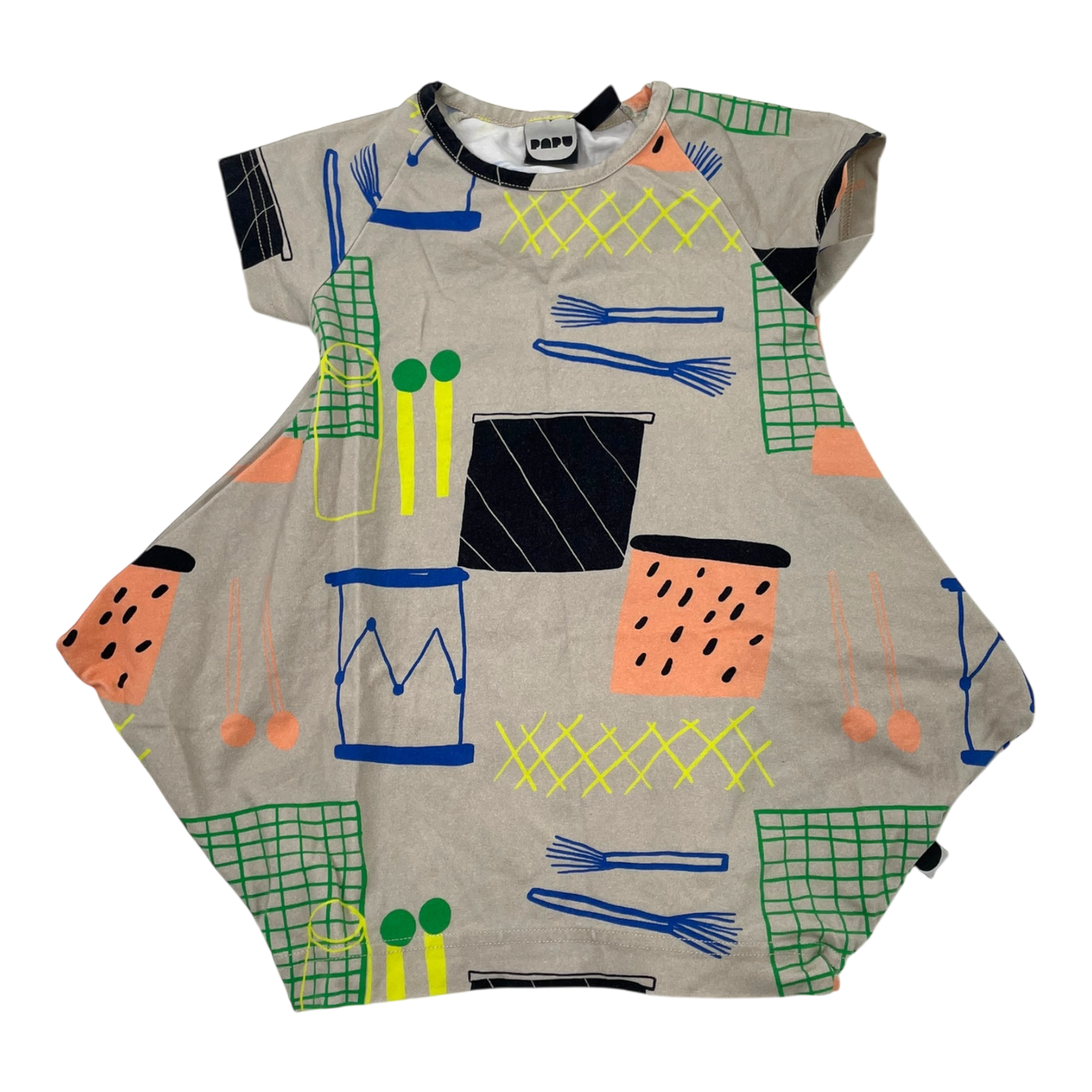 Papu t-shirt kanto dress, figures | 74/80cm