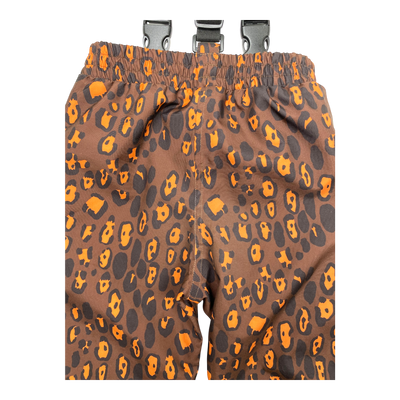 Mini Rodini shell pants, leopard | 80/86cm