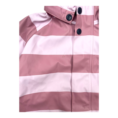 Reima vesi rain jacket, pink stripes | 104cm