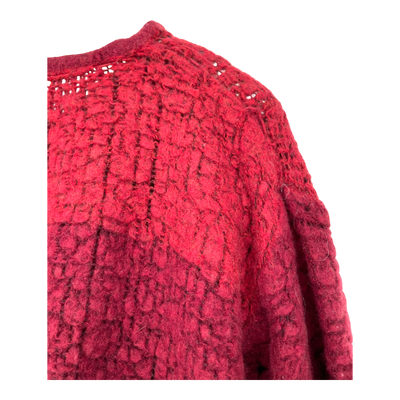 Marimekko knitted sweater, red | woman M