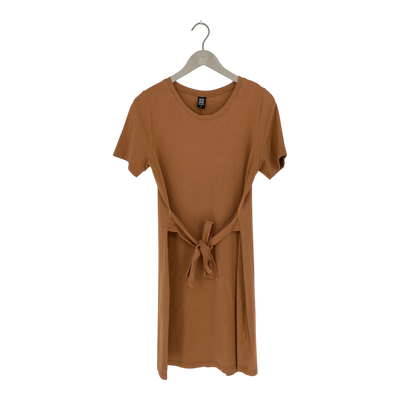 Kaiko t-shirt belted dress, caramel | woman M