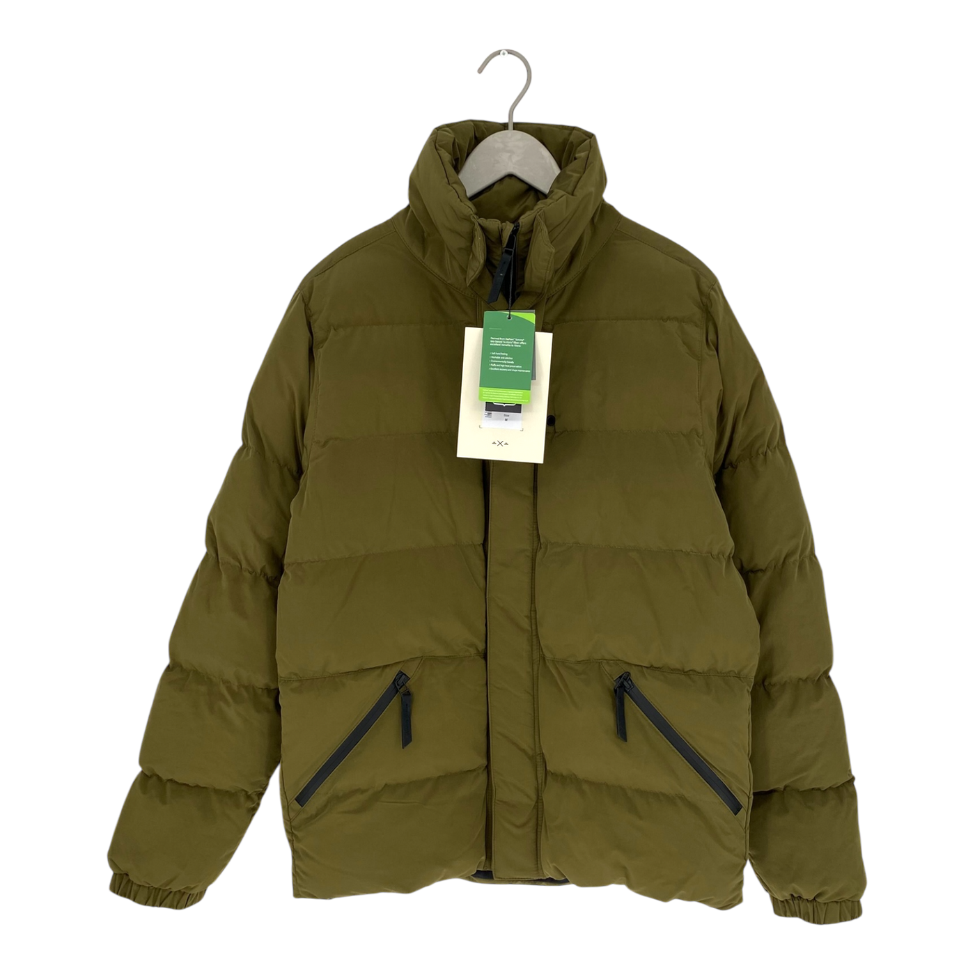 Embassy of Bricks and Logs union down jacket, olive green | unisex M