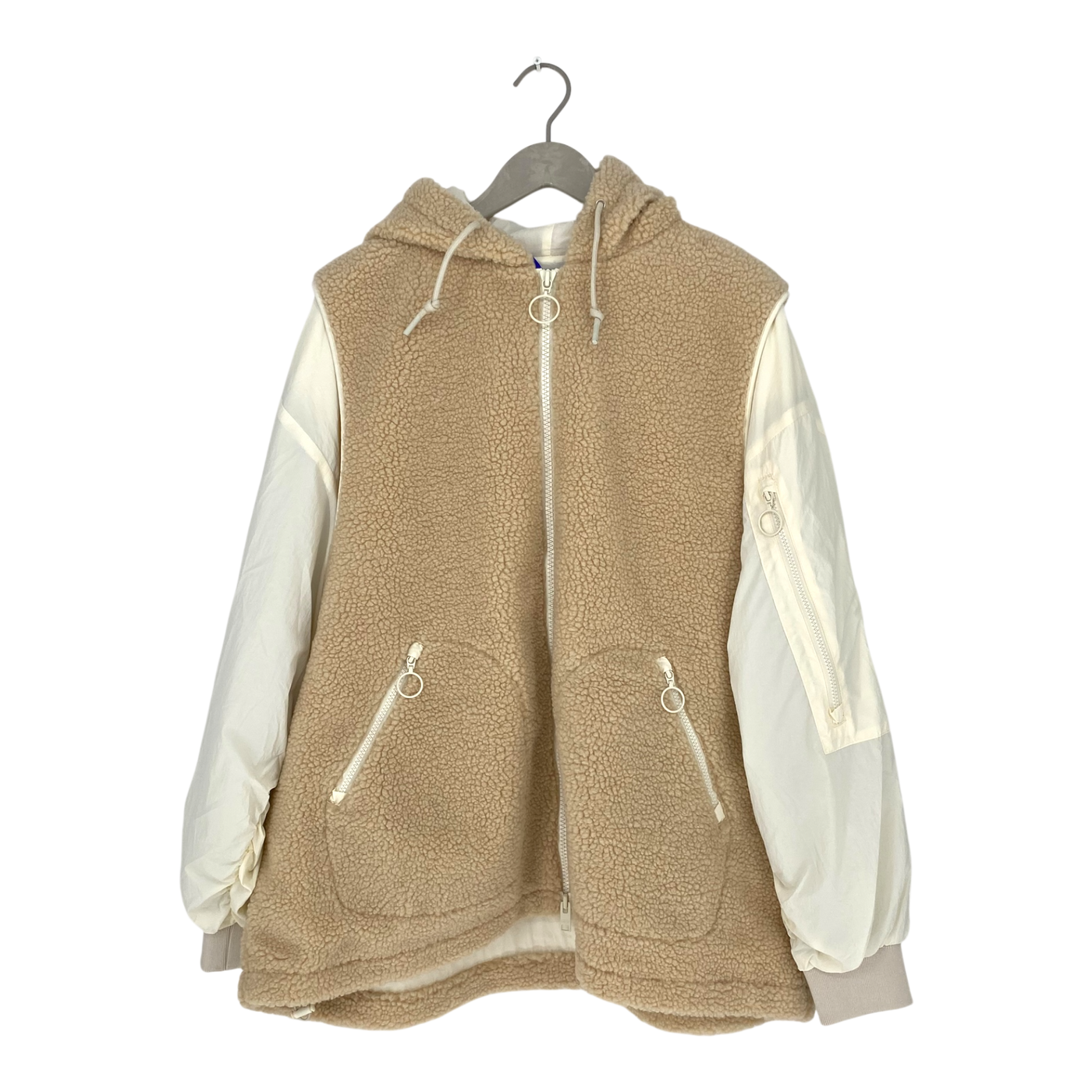 Embassy of Bricks and Logs rubi coach jacket, beige | unisex S