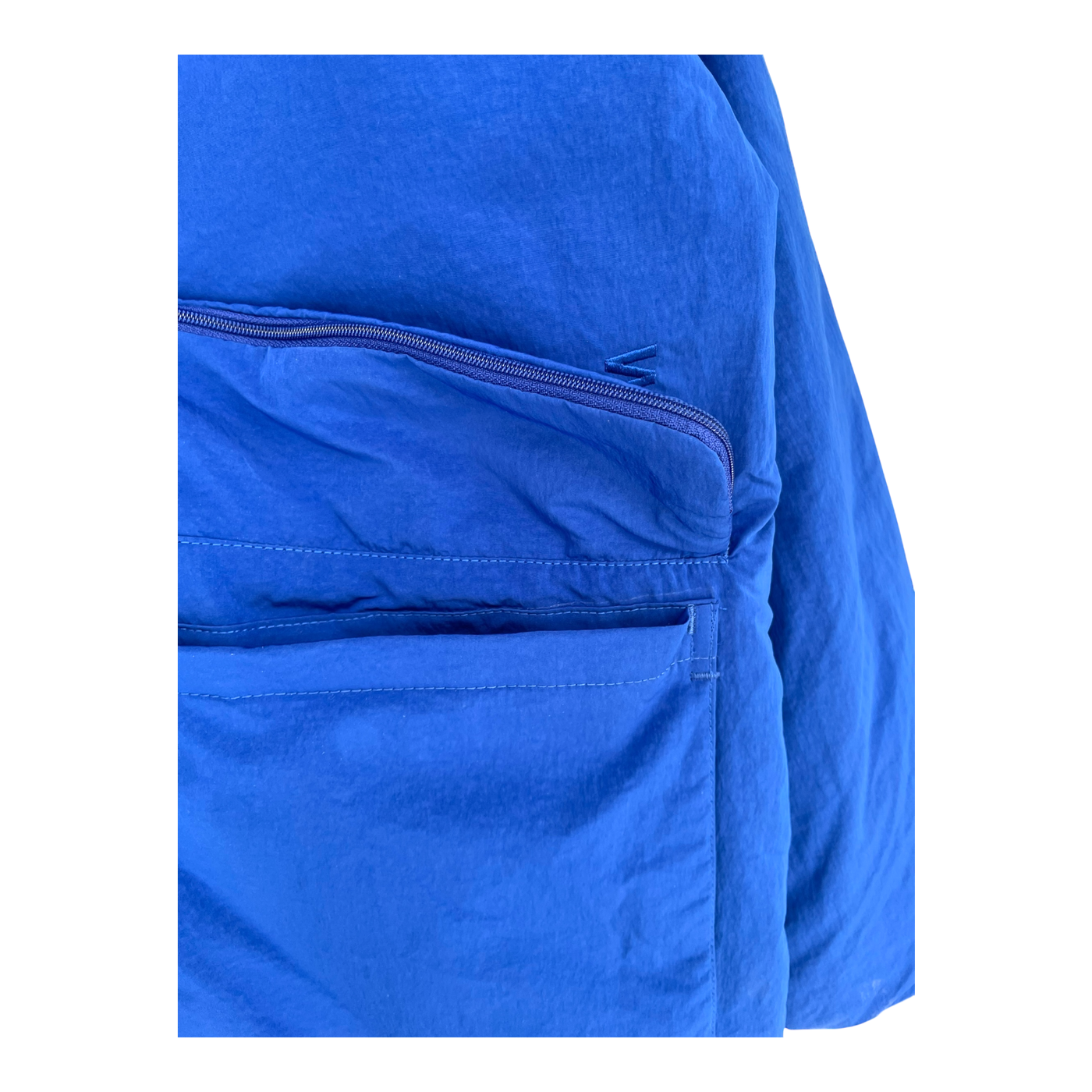 Embassy of Bricks and Logs soho puffer jacket, blue | unisex L