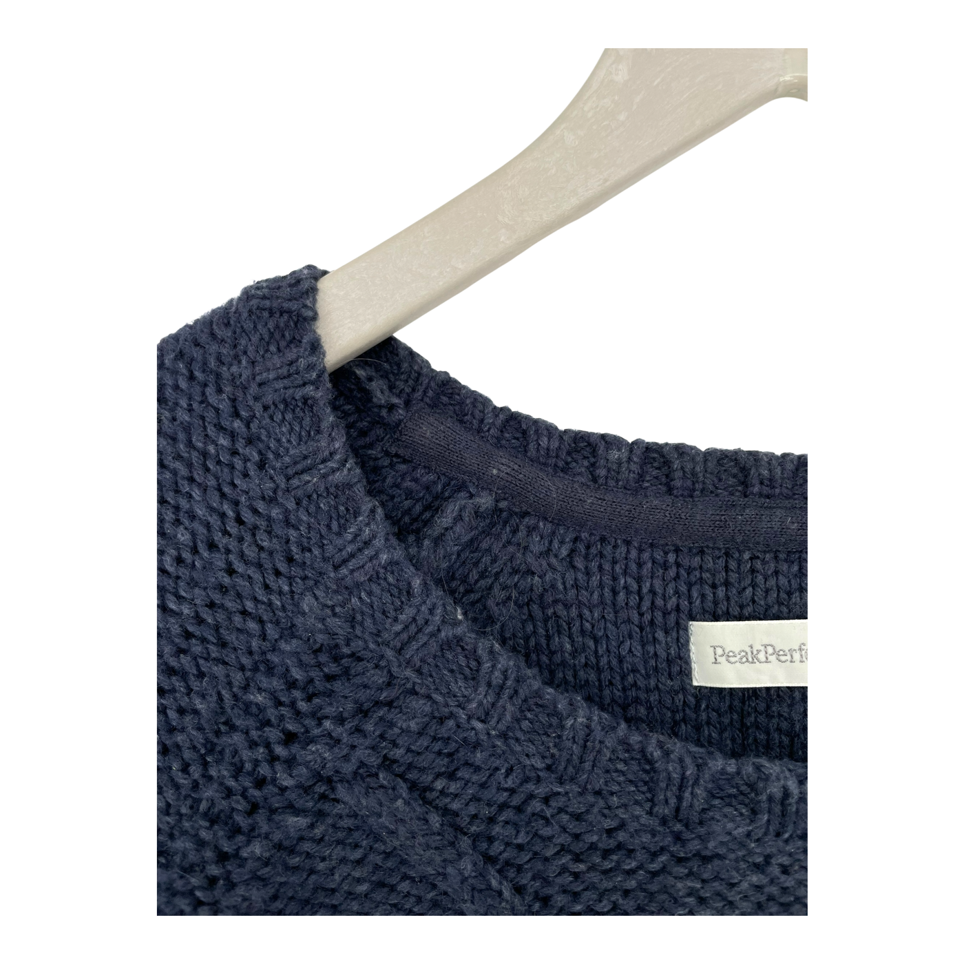 Peak Performance melba knit, dark blue/vanilla | woman L