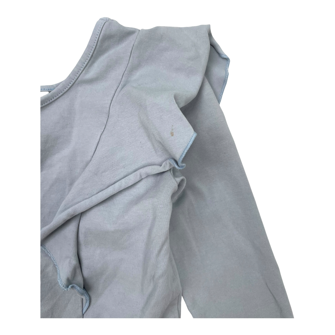Gugguu frill shirt, powder blue | 92cm