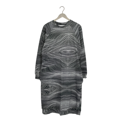 Vimma sweat dress, black / white | woman onesize