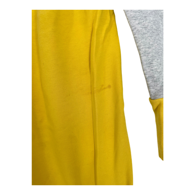 Ommellinen hoodie tunic, grey/yellow | woman M