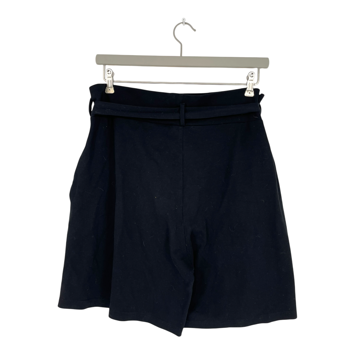 Riva Clothing belted sweatpant shorts, black | woman XL