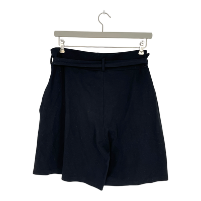 Riva Clothing belted sweatpant shorts, black | woman XL