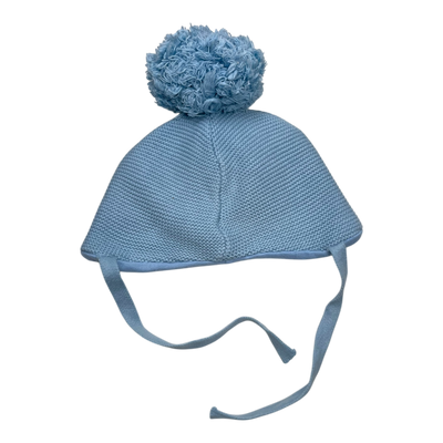 Metsola knit cotton beanie, baby blue | 0-6m