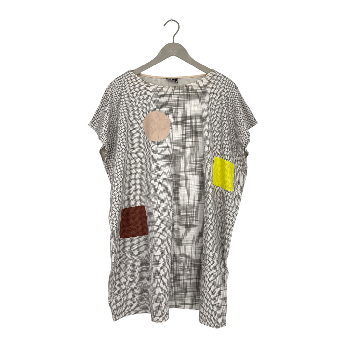 Papu sleeveless tunic, tiny grid | woman M