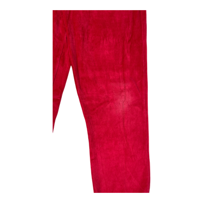 Reima velour pants, red | 146/152cm