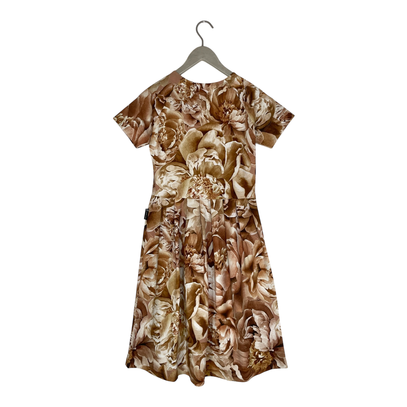 Ommellinen laskosmekko dress, bronze flowers | woman XS