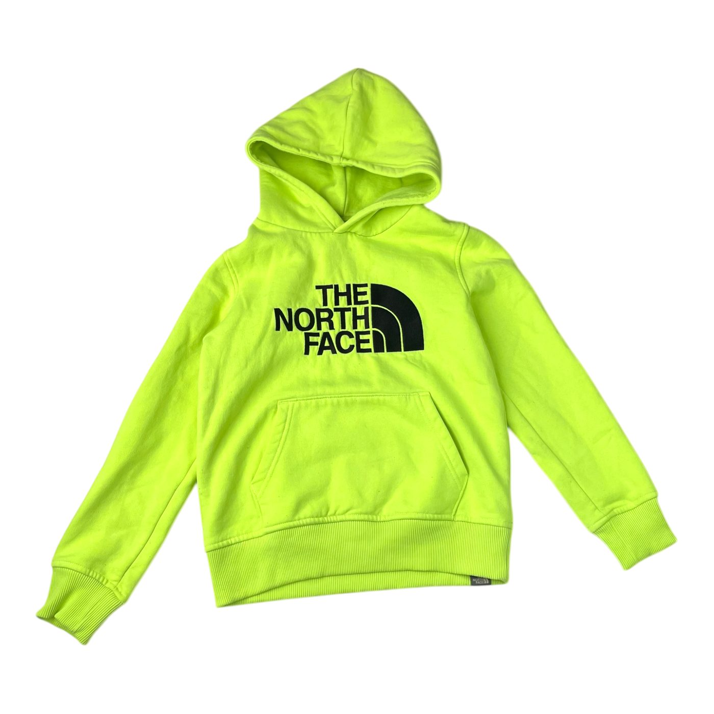 The North Face hoodie, lime green | kids L