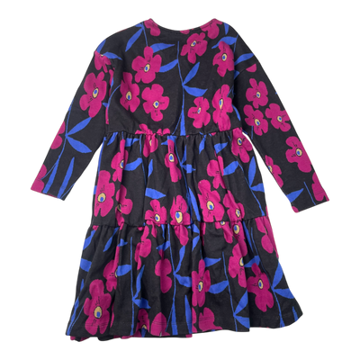 Mainio jacquard dress, flower | 134/140cm