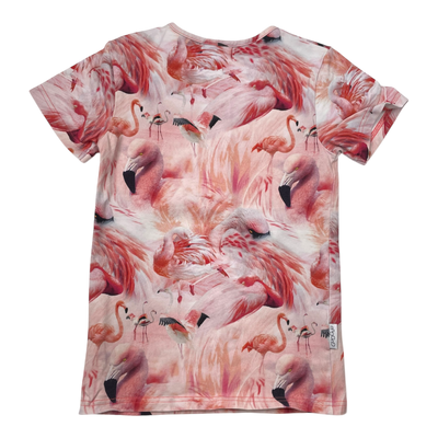 Gugguu t-shirt, flamingo | 128cm