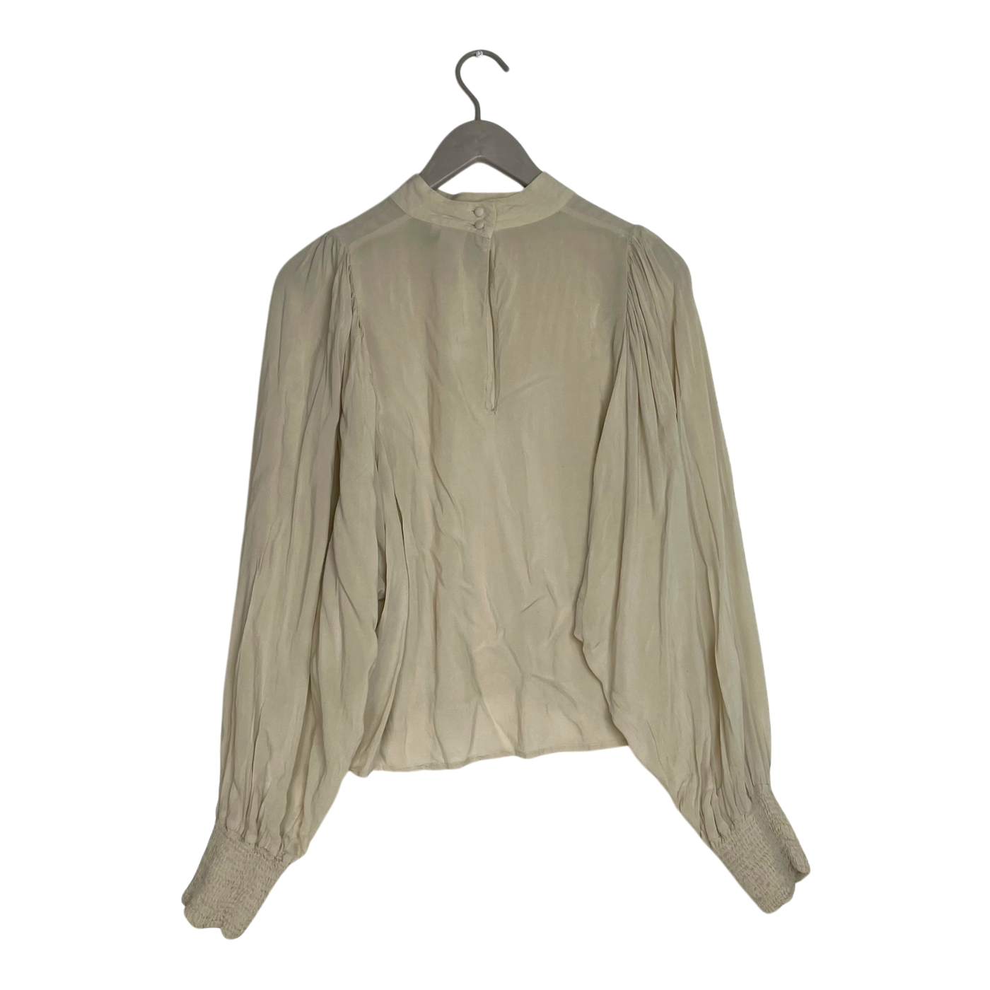 Kaiko puff blouse, vanilla | woman M