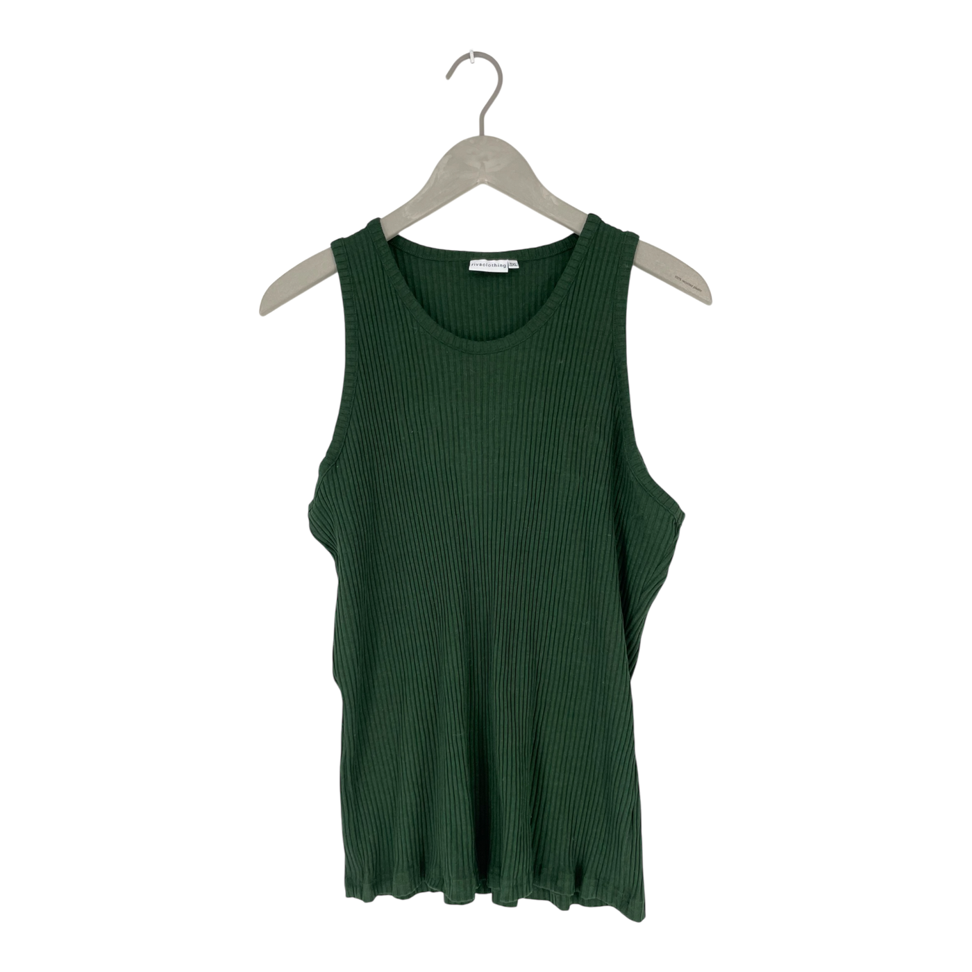 Riva Clothing rib top, dark green | woman XXXL