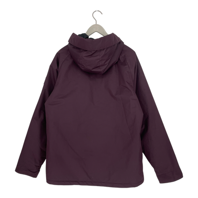 Makia winter jacket, wine | woman M