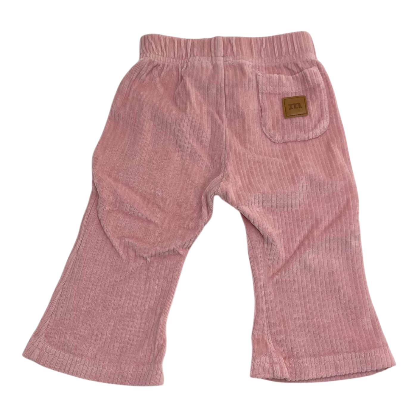 Metsola velour pants, pink | 74/80cm