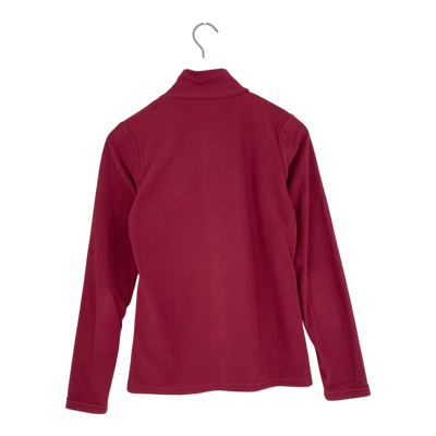 Kari Traa midlayer fleece jacket, wine red | woman S