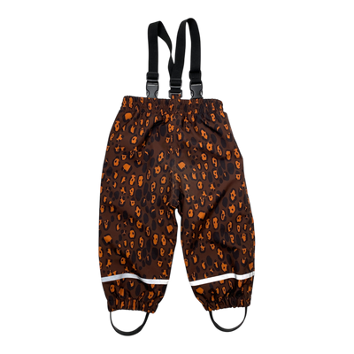 Mini Rodini shell pants, leopard | 80/86cm