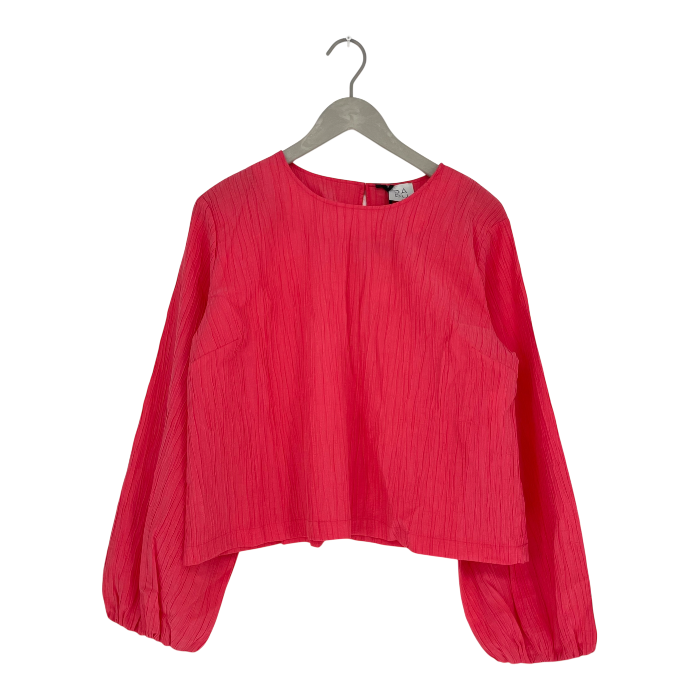 Papu puff sleeve shirt, raspberry | woman S